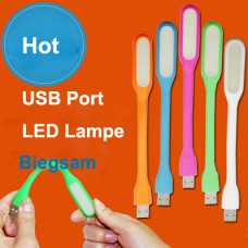 6 LEDs 1,2W mini USB Notebook LED Lampe Lese Leuchte Power Bank Kompakt für Reisende Camping